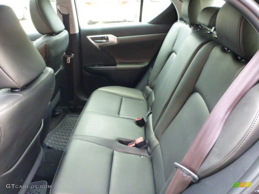 2013 CT 200h Hybrid Premium - Fire Agate Pearl / Black photo #5