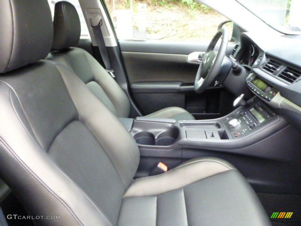 2013 CT 200h Hybrid Premium - Fire Agate Pearl / Black photo #16