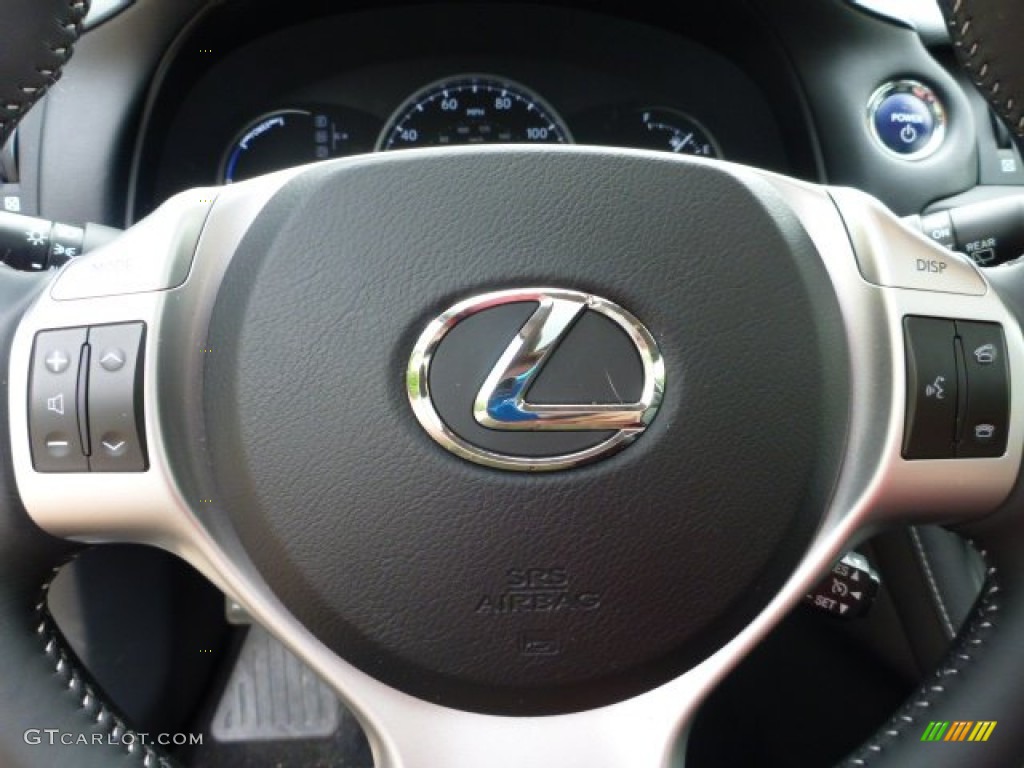 2013 CT 200h Hybrid Premium - Fire Agate Pearl / Black photo #21