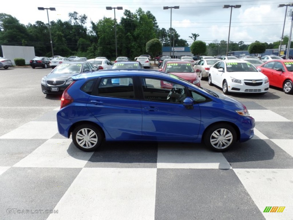 Aegean Blue Metallic 2015 Honda Fit LX Exterior Photo #104130295