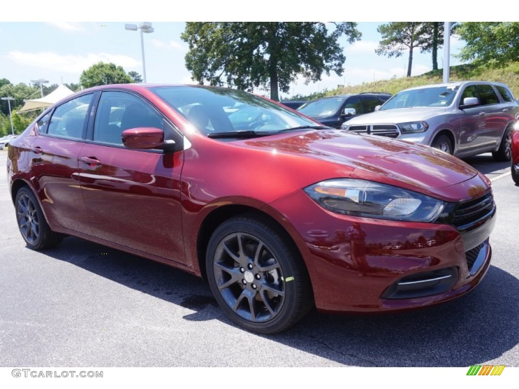 2015 Dart SE - Passion Red Pearl / Black photo #4