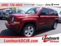 Deep Cherry Red Crystal Pearl 2015 Jeep Patriot Latitude
