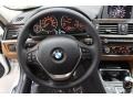 2015 BMW 3 Series Saddle Brown Interior Steering Wheel Photo