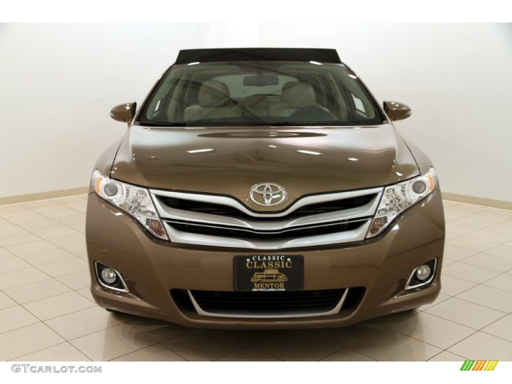 2013 Venza XLE AWD - Golden Umber Metallic / Ivory photo #2