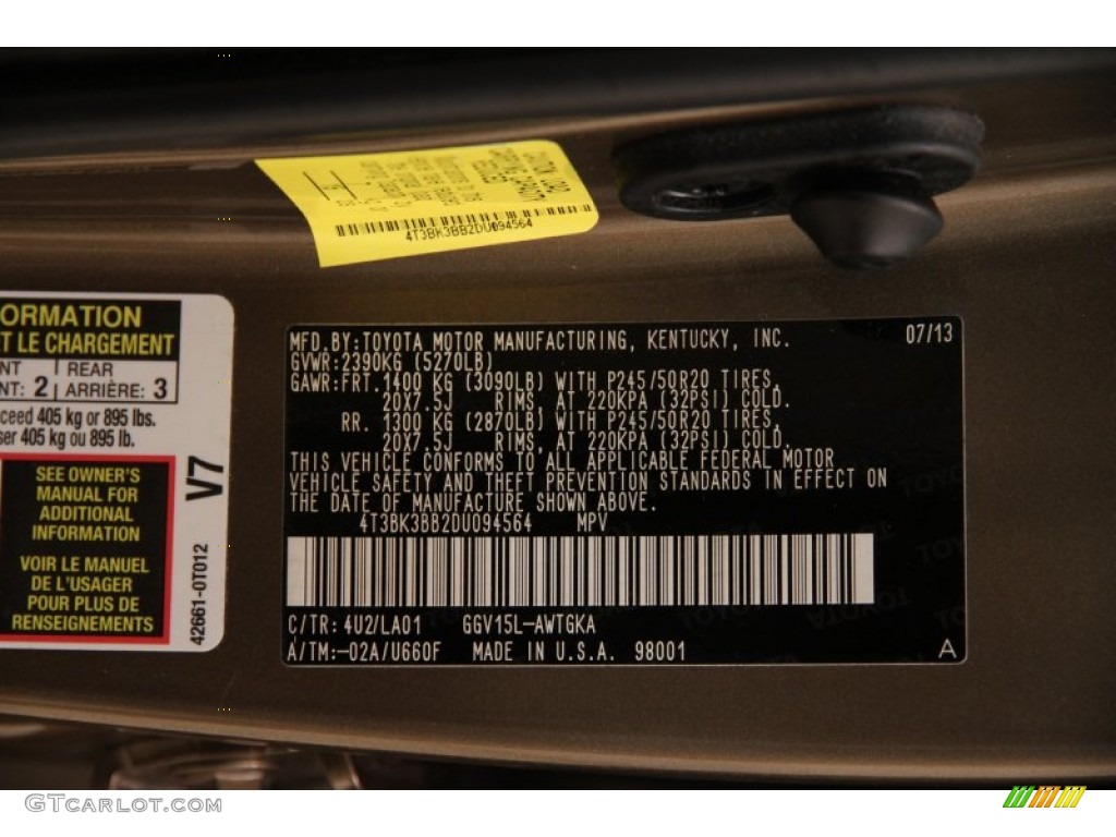 2013 Venza XLE AWD - Golden Umber Metallic / Ivory photo #24