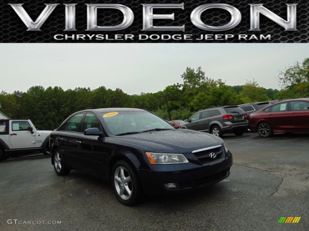 2006 Sonata LX V6 - Deepwater Blue / Gray photo #1