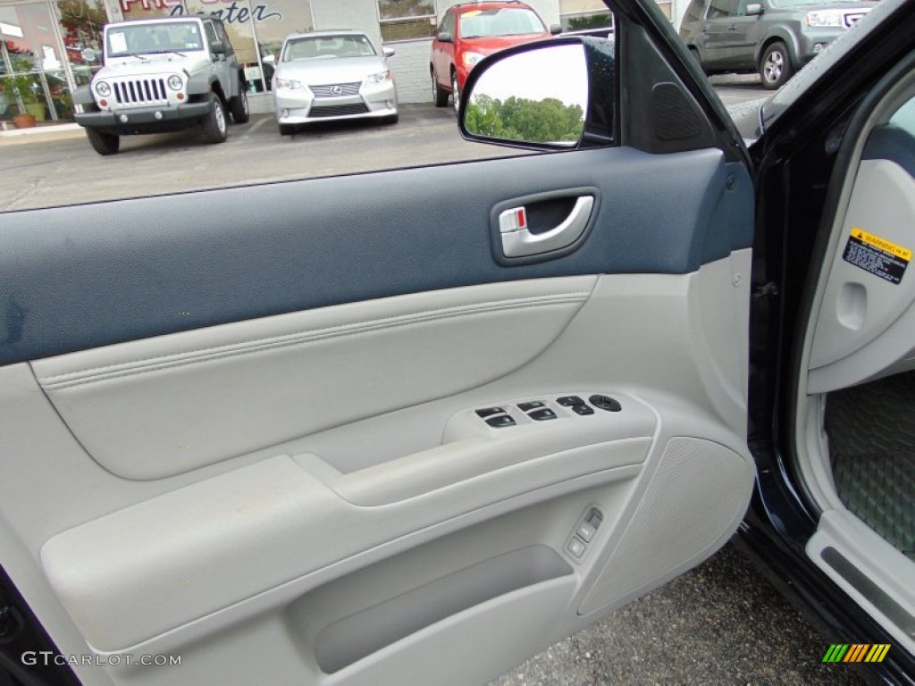 2006 Sonata LX V6 - Deepwater Blue / Gray photo #14