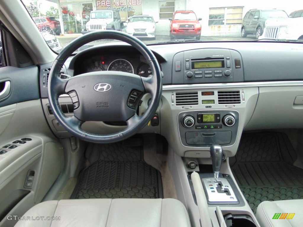 2006 Sonata LX V6 - Deepwater Blue / Gray photo #17