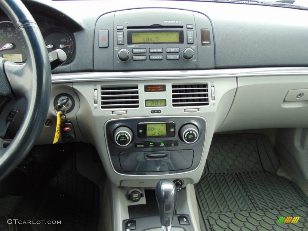 2006 Sonata LX V6 - Deepwater Blue / Gray photo #26
