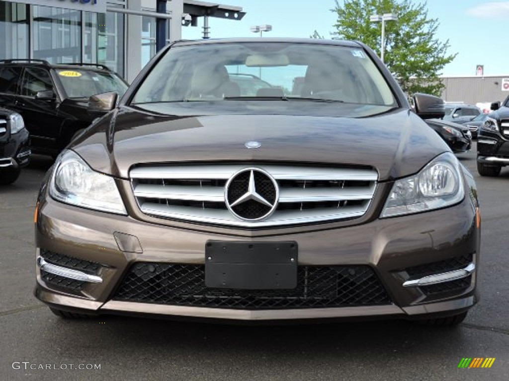 2013 C 300 4Matic Sport - Dolomite Brown Metallic / Almond Beige photo #2