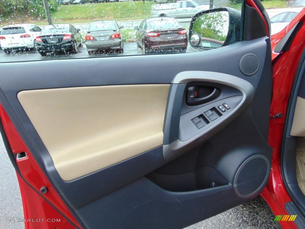 2011 Toyota RAV4 V6 4WD Sand Beige Door Panel Photo #104138275