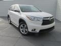 2015 Blizzard Pearl White Toyota Highlander Limited  photo #2