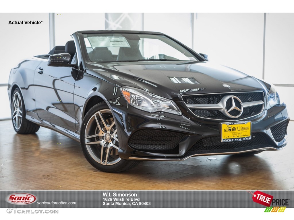 2015 E 550 Cabriolet - Black / Black photo #1