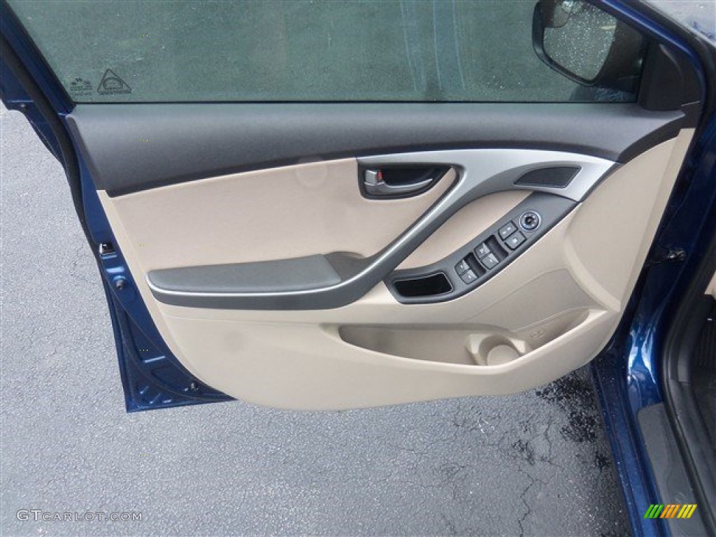 2016 Elantra SE - Blue / Beige photo #14