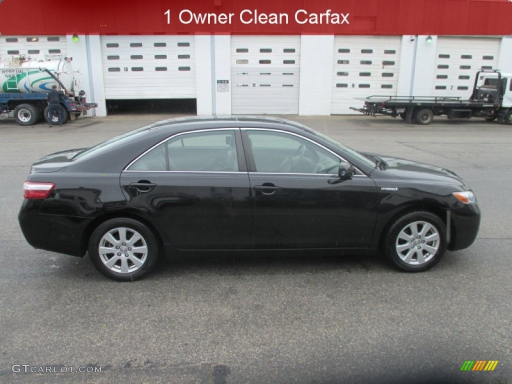 2007 Camry Hybrid - Black / Ash photo #2