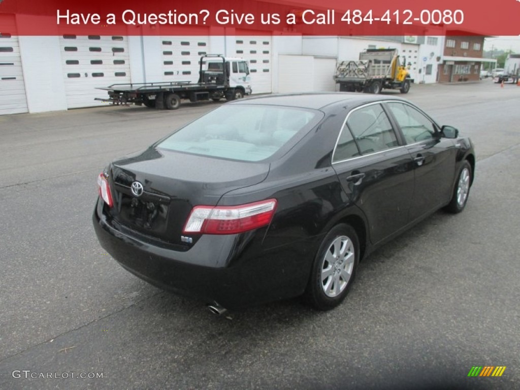 2007 Camry Hybrid - Black / Ash photo #3