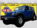 2015 Hydro Blue Pearl Jeep Wrangler Unlimited Sport S 4x4  photo #1
