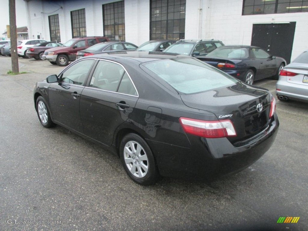 2007 Camry Hybrid - Black / Ash photo #10