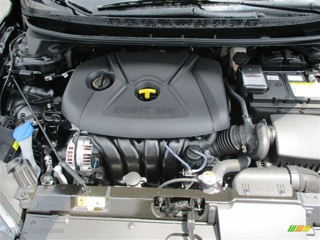 2016 Elantra SE - Phantom Black / Beige photo #4