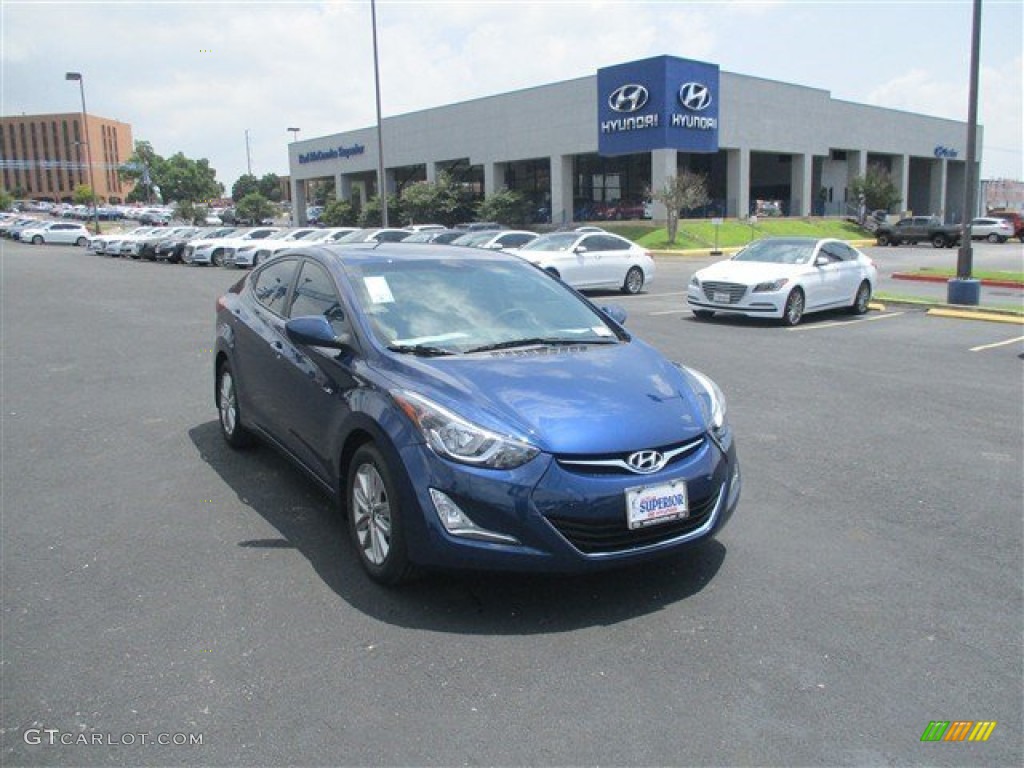 2016 Elantra SE - Blue / Beige photo #1