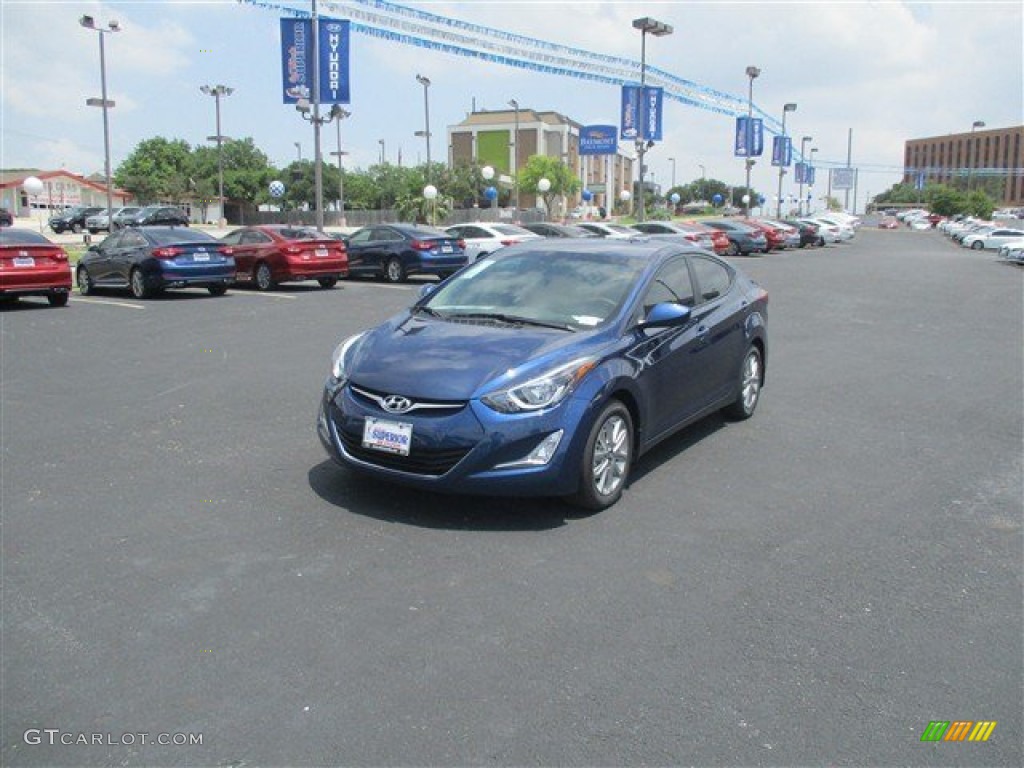 2016 Elantra SE - Blue / Beige photo #3