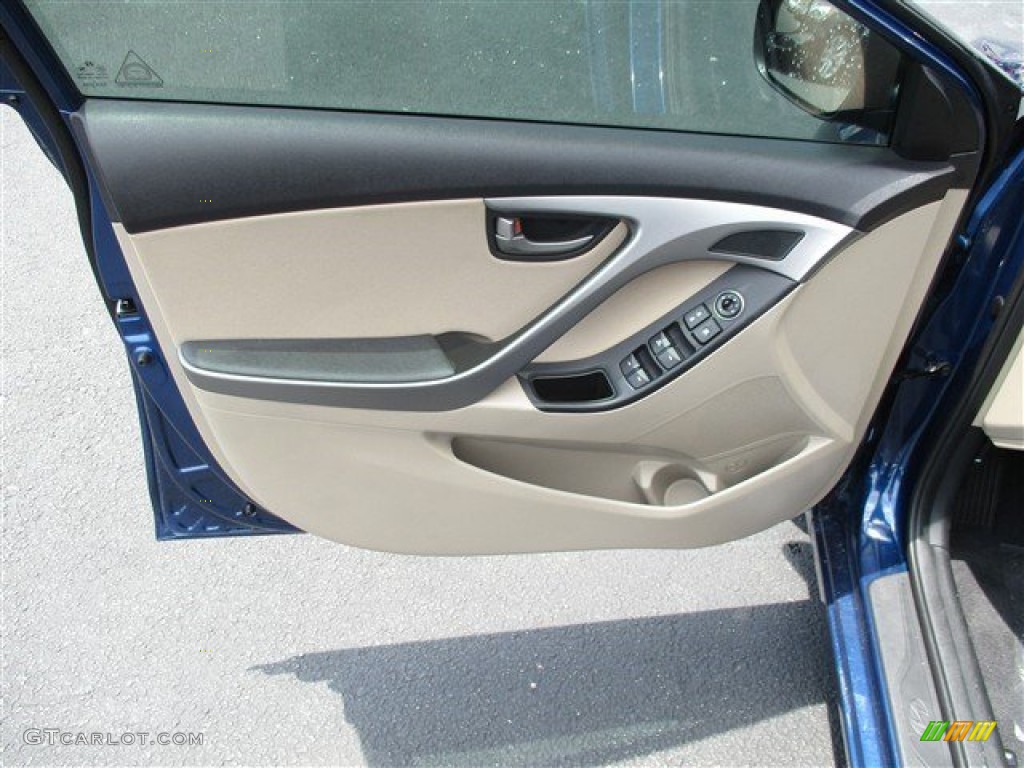 2016 Elantra SE - Blue / Beige photo #14