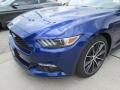 2015 Deep Impact Blue Metallic Ford Mustang EcoBoost Coupe  photo #8