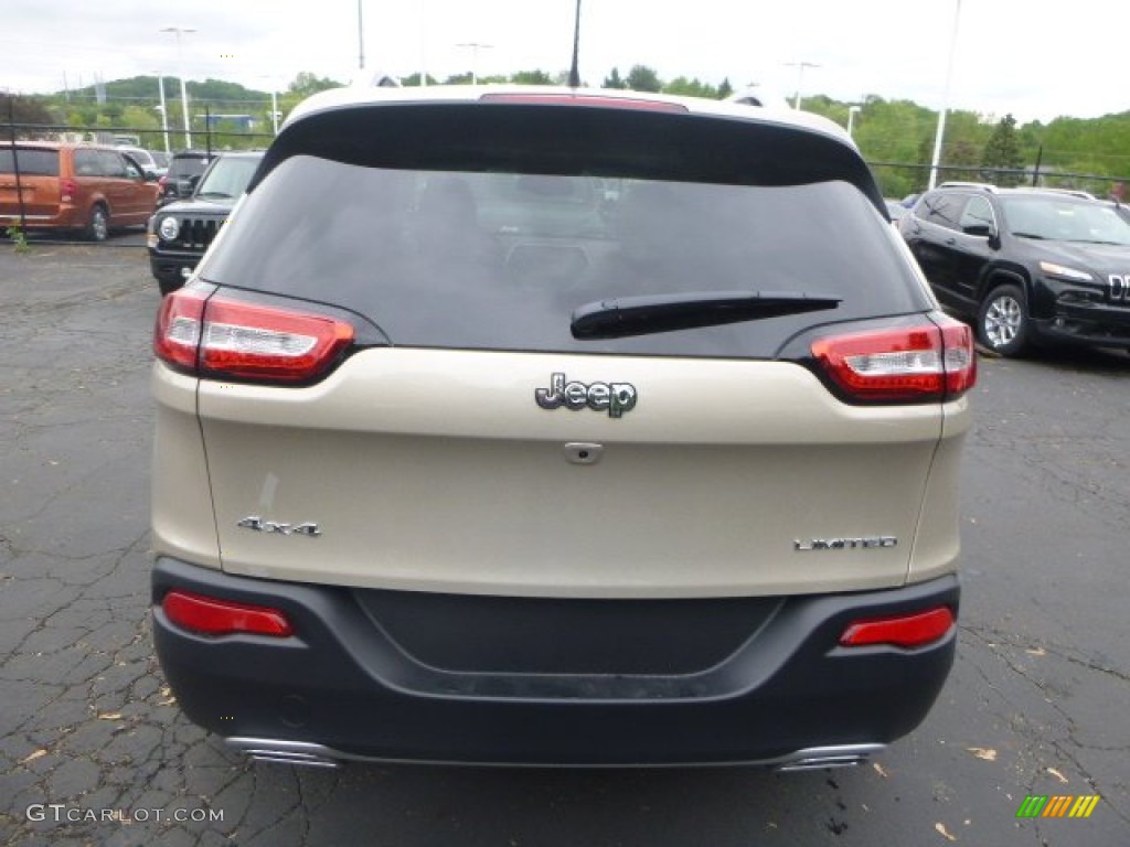 2015 Cherokee Limited 4x4 - Cashmere Pearl / Black/Light Frost Beige photo #4