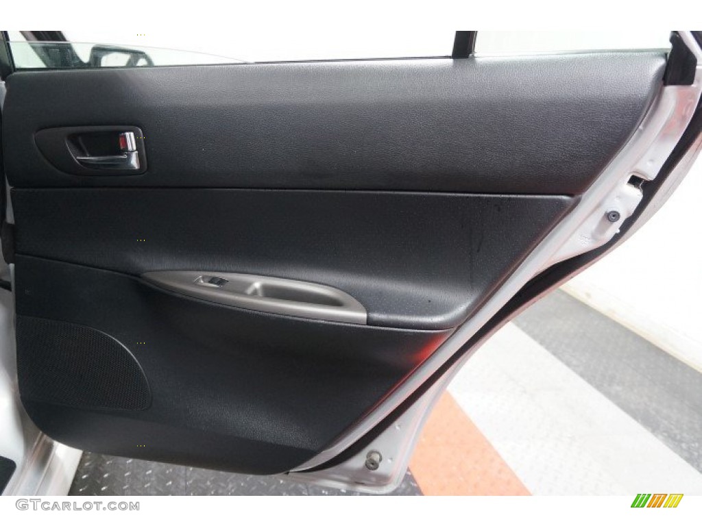 2004 MAZDA6 s Sedan - Glacier Silver Metallic / Black photo #16