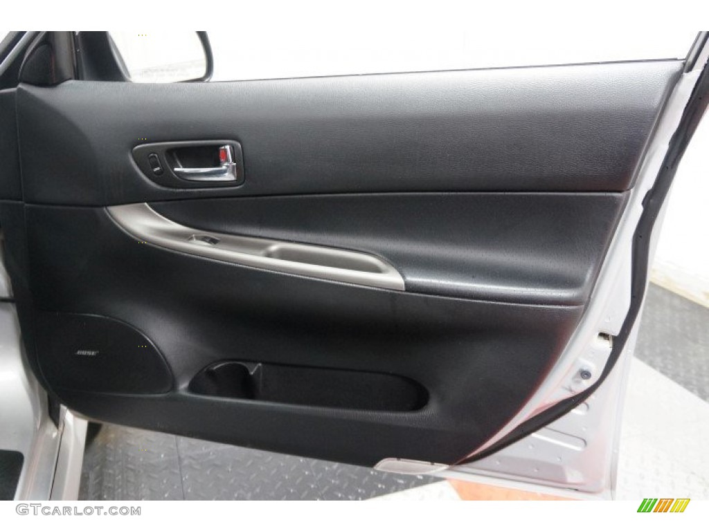 2004 MAZDA6 s Sedan - Glacier Silver Metallic / Black photo #17