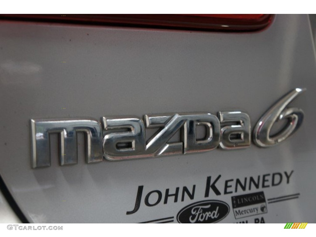 2004 MAZDA6 s Sedan - Glacier Silver Metallic / Black photo #71