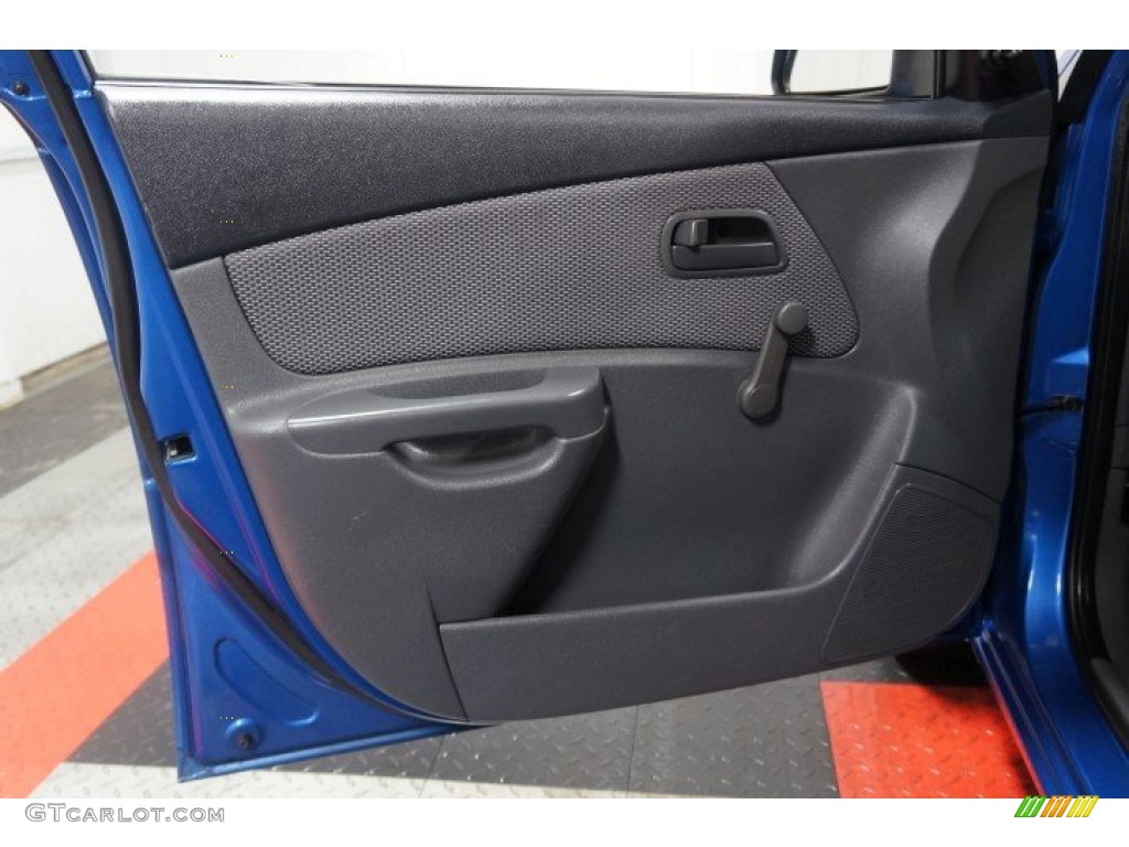 2009 Rio LX Sedan - Sapphire Blue / Gray photo #12