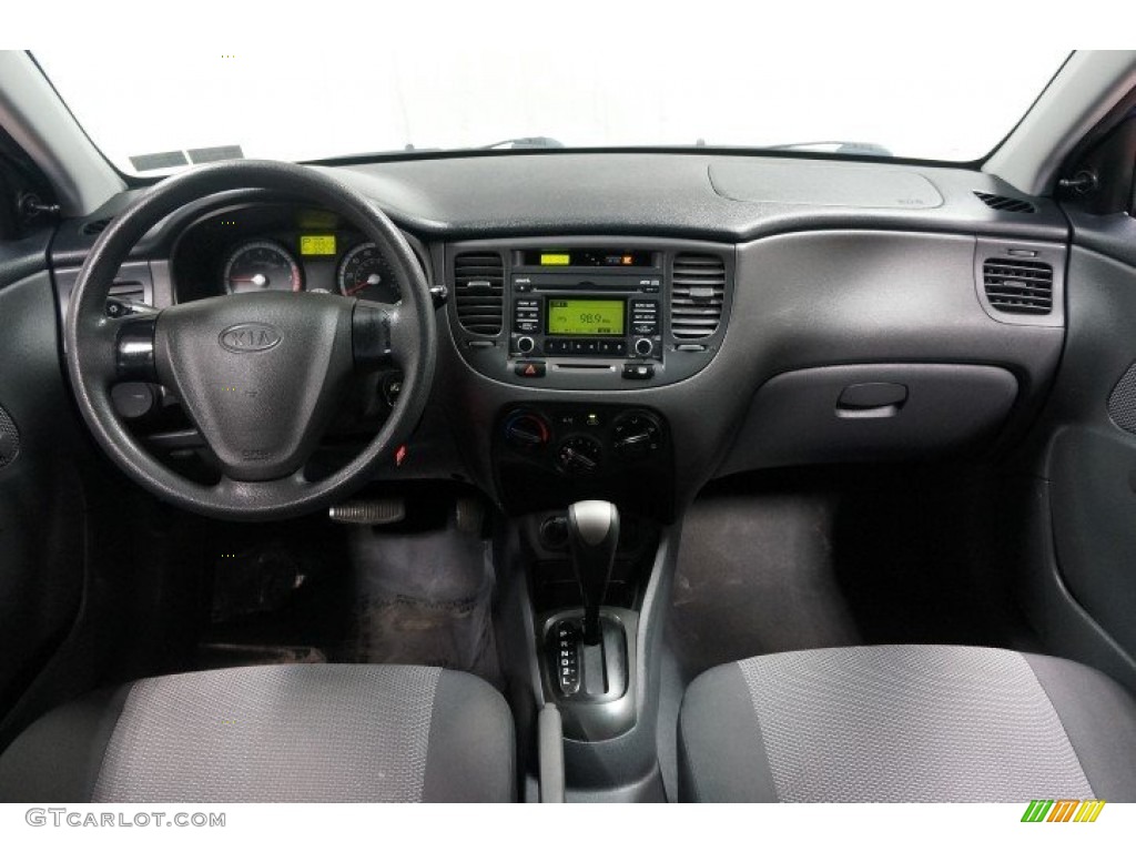 2009 Rio LX Sedan - Sapphire Blue / Gray photo #20