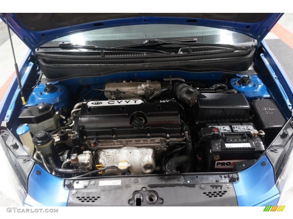 2009 Rio LX Sedan - Sapphire Blue / Gray photo #30