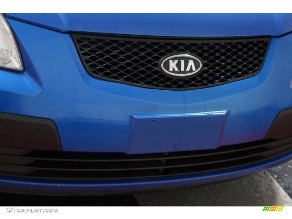 2009 Rio LX Sedan - Sapphire Blue / Gray photo #35