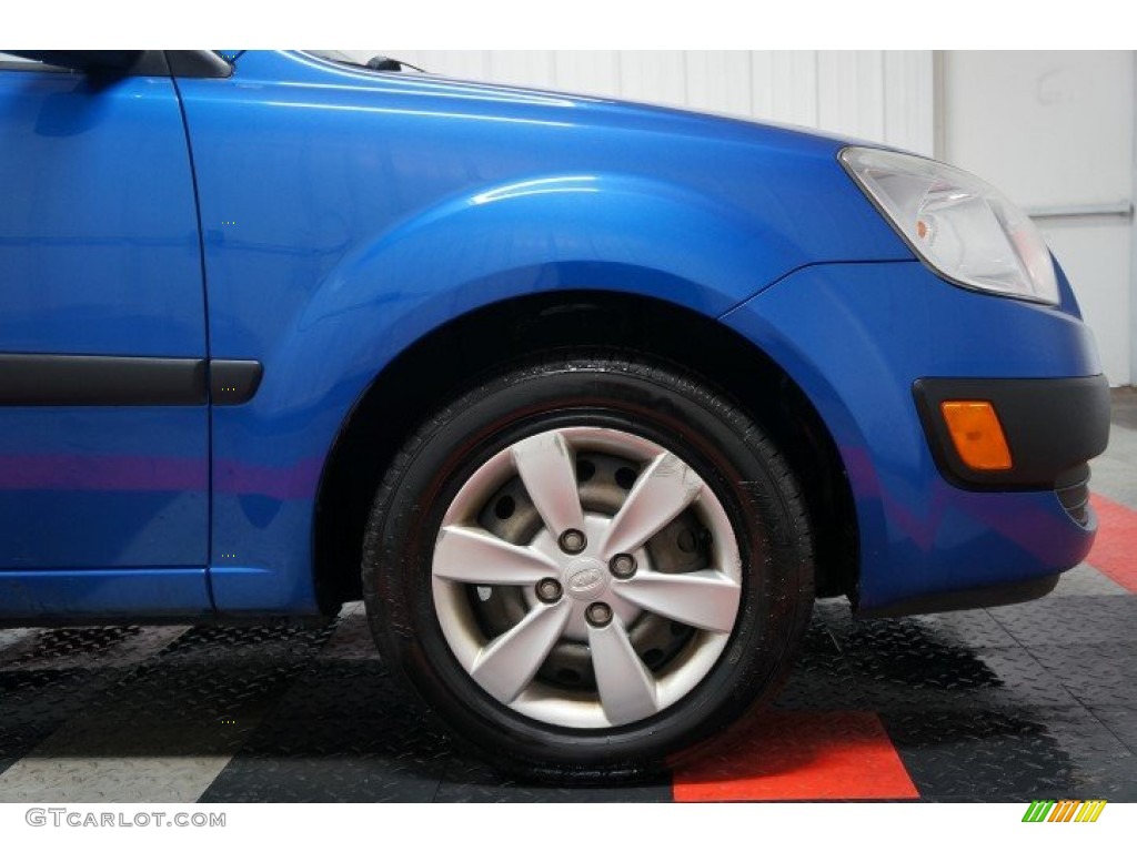 2009 Rio LX Sedan - Sapphire Blue / Gray photo #37