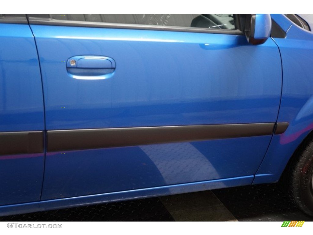 2009 Rio LX Sedan - Sapphire Blue / Gray photo #42