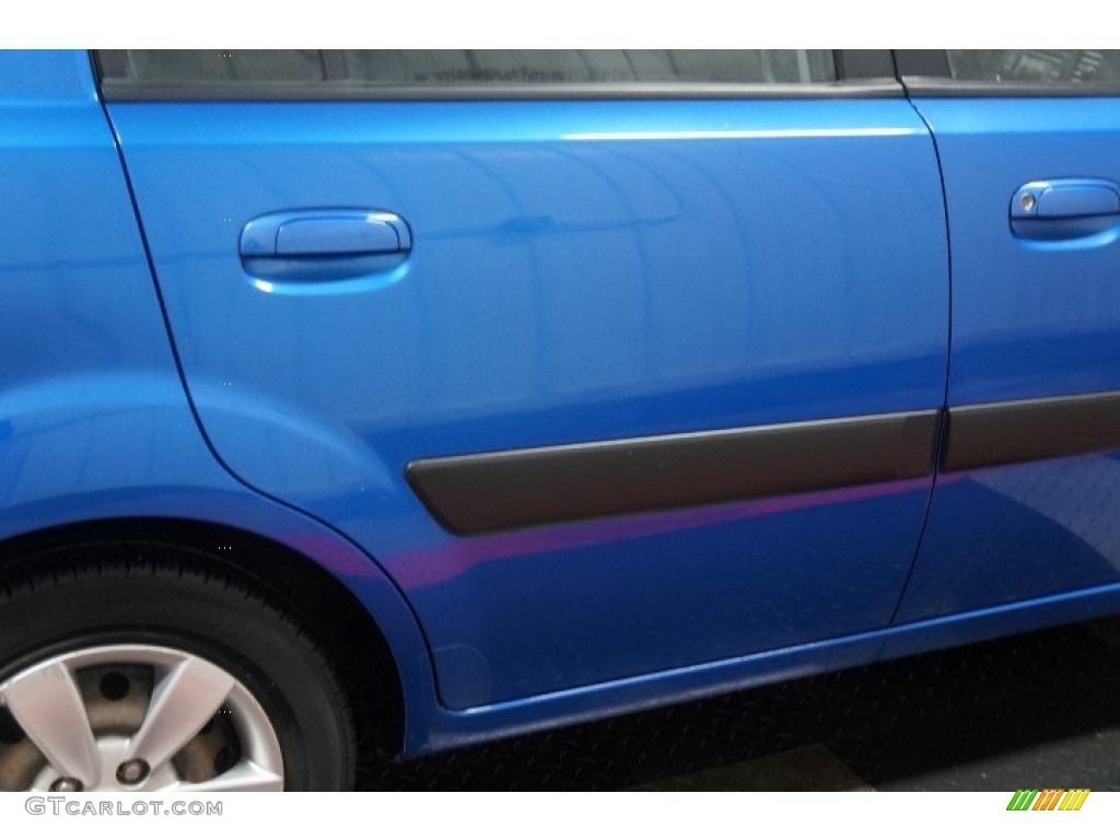2009 Rio LX Sedan - Sapphire Blue / Gray photo #43