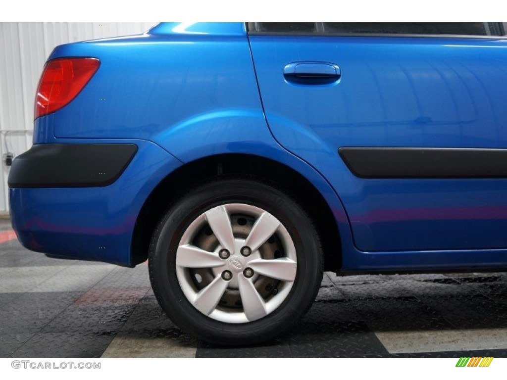 2009 Rio LX Sedan - Sapphire Blue / Gray photo #44