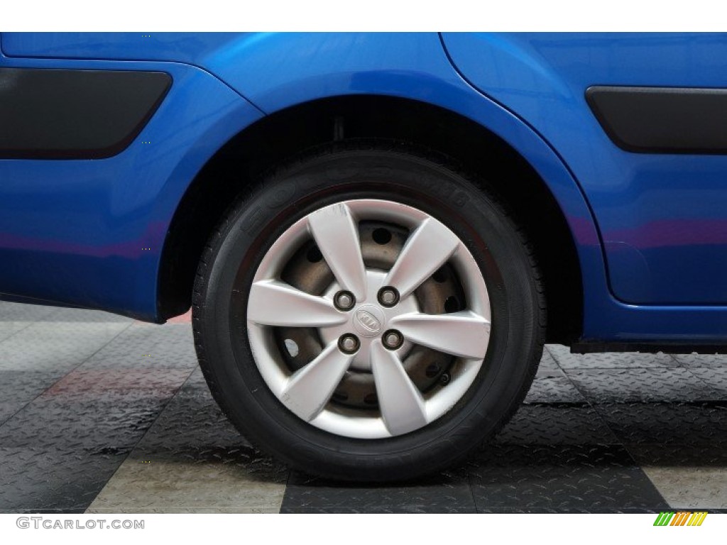 2009 Rio LX Sedan - Sapphire Blue / Gray photo #45