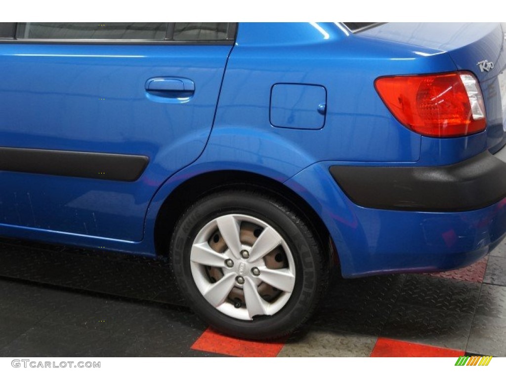 2009 Rio LX Sedan - Sapphire Blue / Gray photo #54