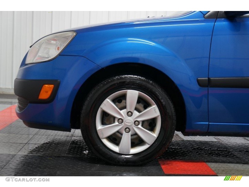 2009 Rio LX Sedan - Sapphire Blue / Gray photo #61