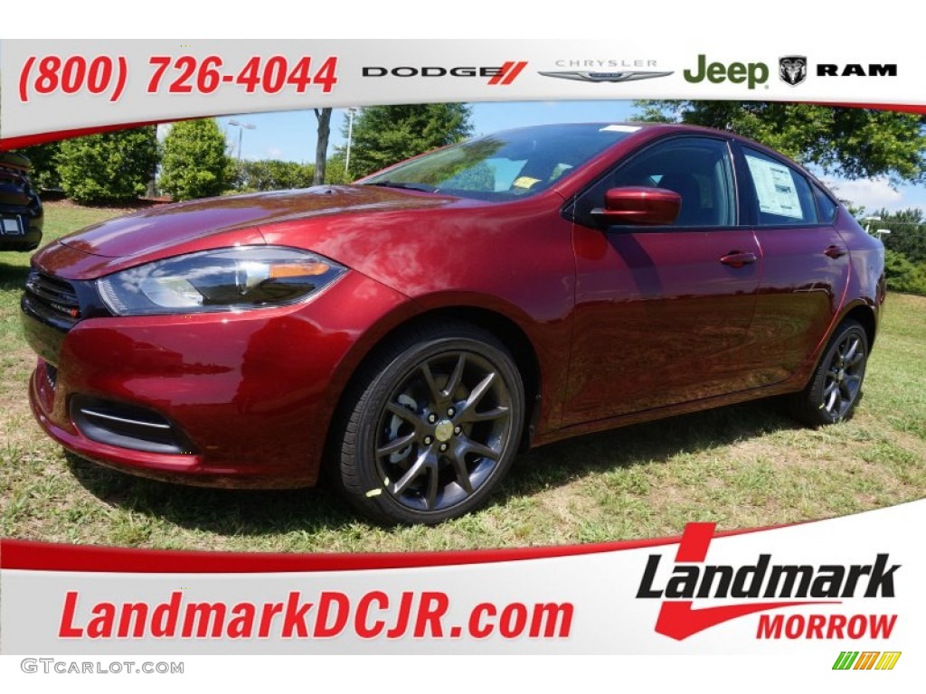 2015 Dart SE - Passion Red Pearl / Black photo #1
