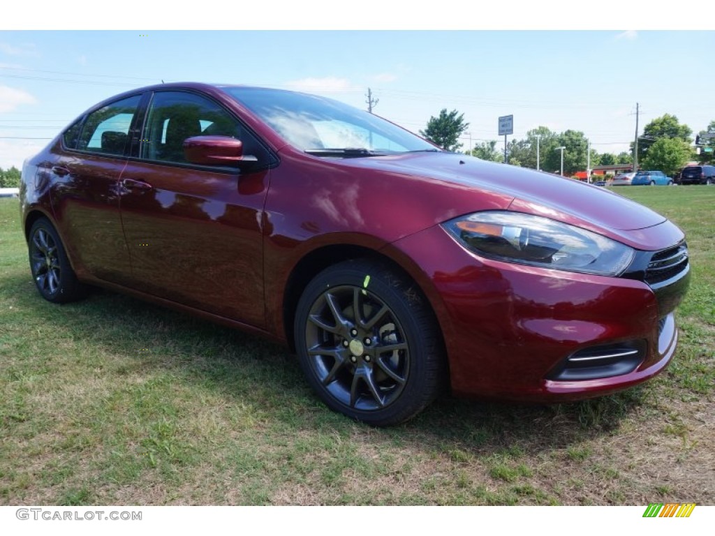 2015 Dart SE - Passion Red Pearl / Black photo #4