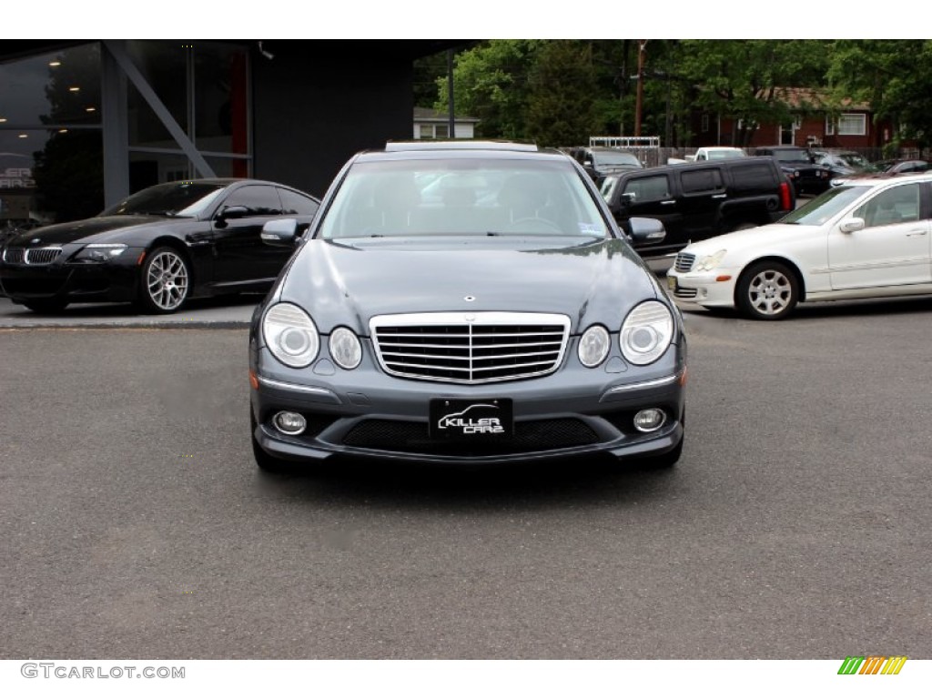 2009 E 350 4Matic Sedan - Flint Grey Metallic / Black photo #2