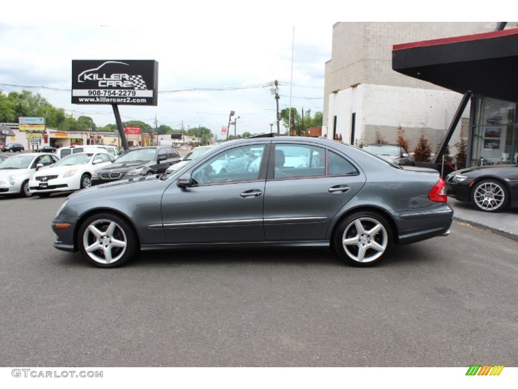 2009 E 350 4Matic Sedan - Flint Grey Metallic / Black photo #4