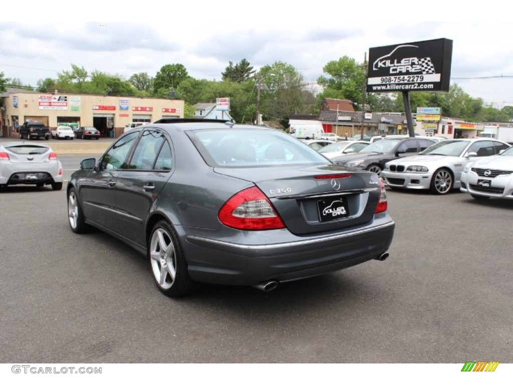 2009 E 350 4Matic Sedan - Flint Grey Metallic / Black photo #5