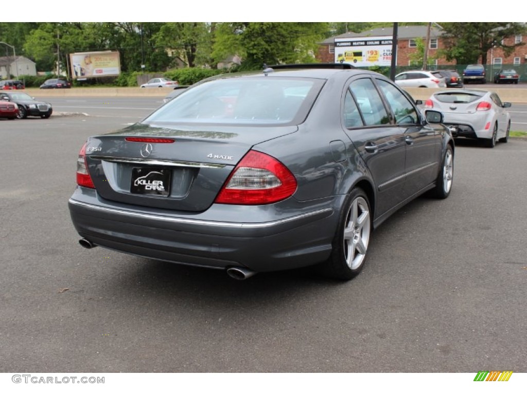 2009 E 350 4Matic Sedan - Flint Grey Metallic / Black photo #7