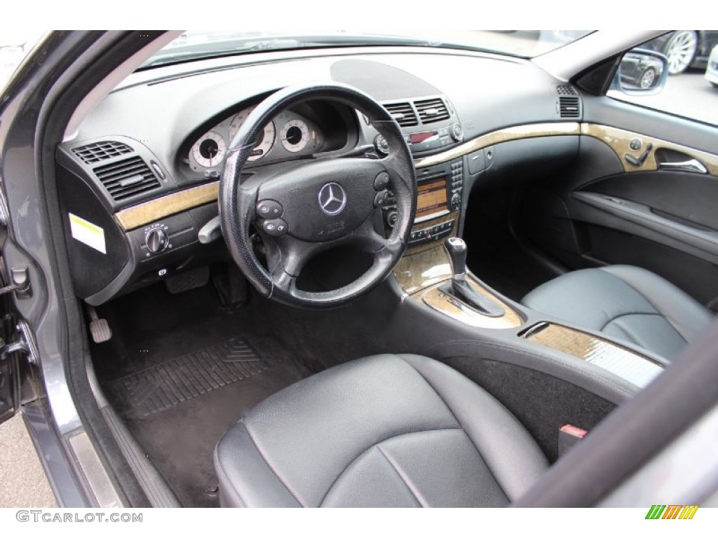 2009 E 350 4Matic Sedan - Flint Grey Metallic / Black photo #13