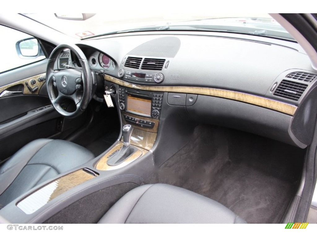 2009 E 350 4Matic Sedan - Flint Grey Metallic / Black photo #22
